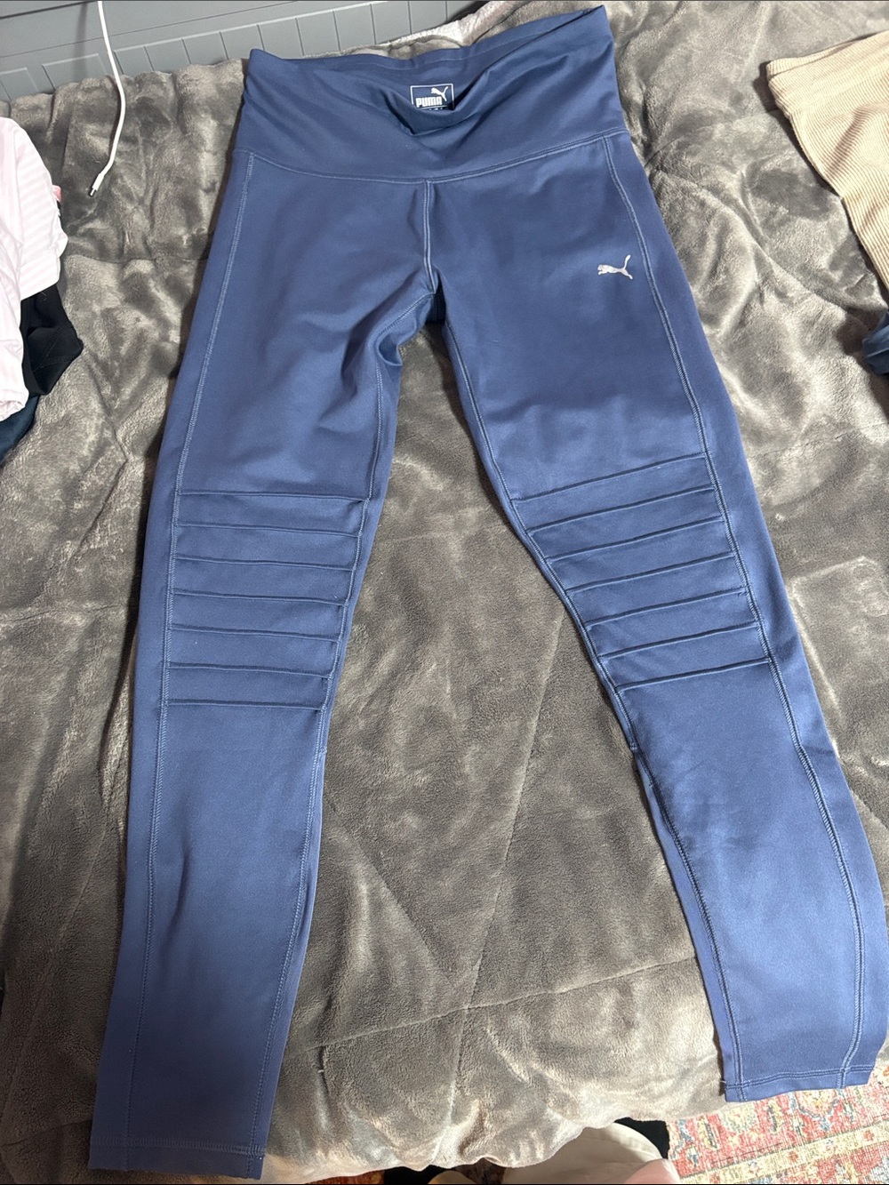 Puma Girls Navy Blue Performance Leggings
